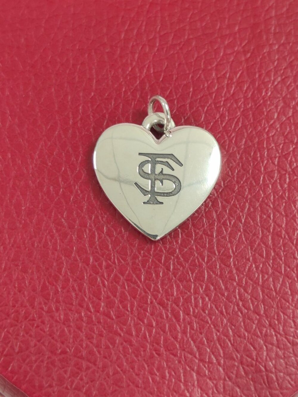 James Avery Florida State University Classic Heart Charm with box